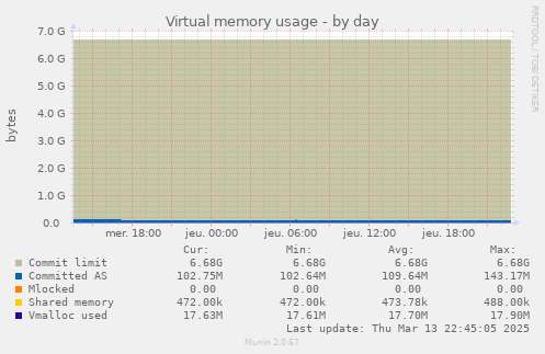 Virtual memory usage