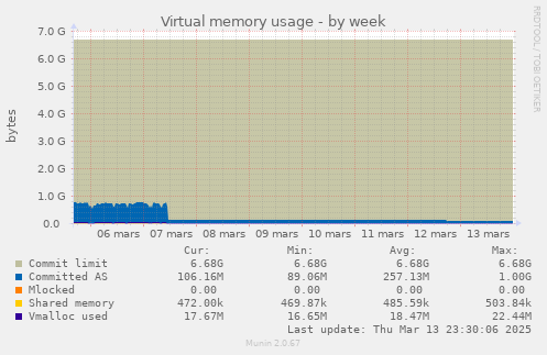 Virtual memory usage